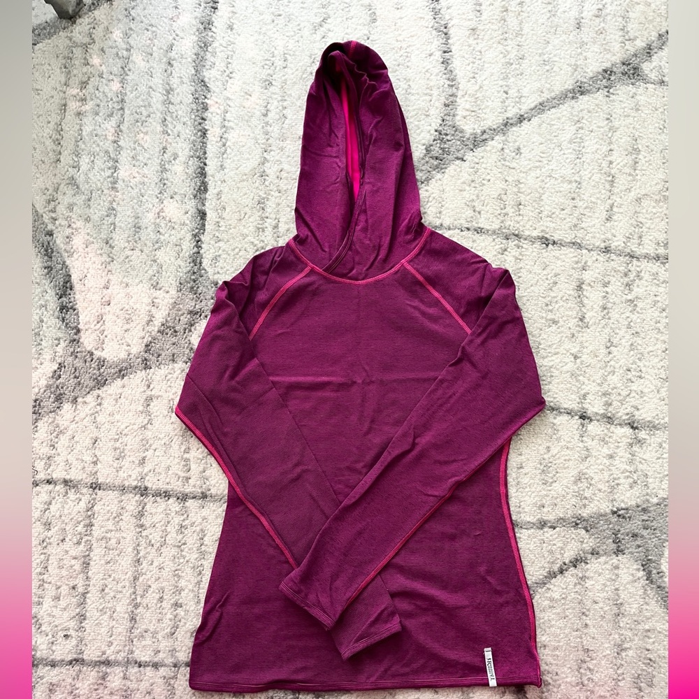 Pink running hoodie
